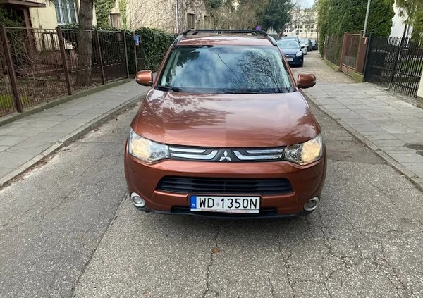 Mitsubishi Outlander cena 42900 przebieg: 150000, rok produkcji 2014 z Warszawa małe 37